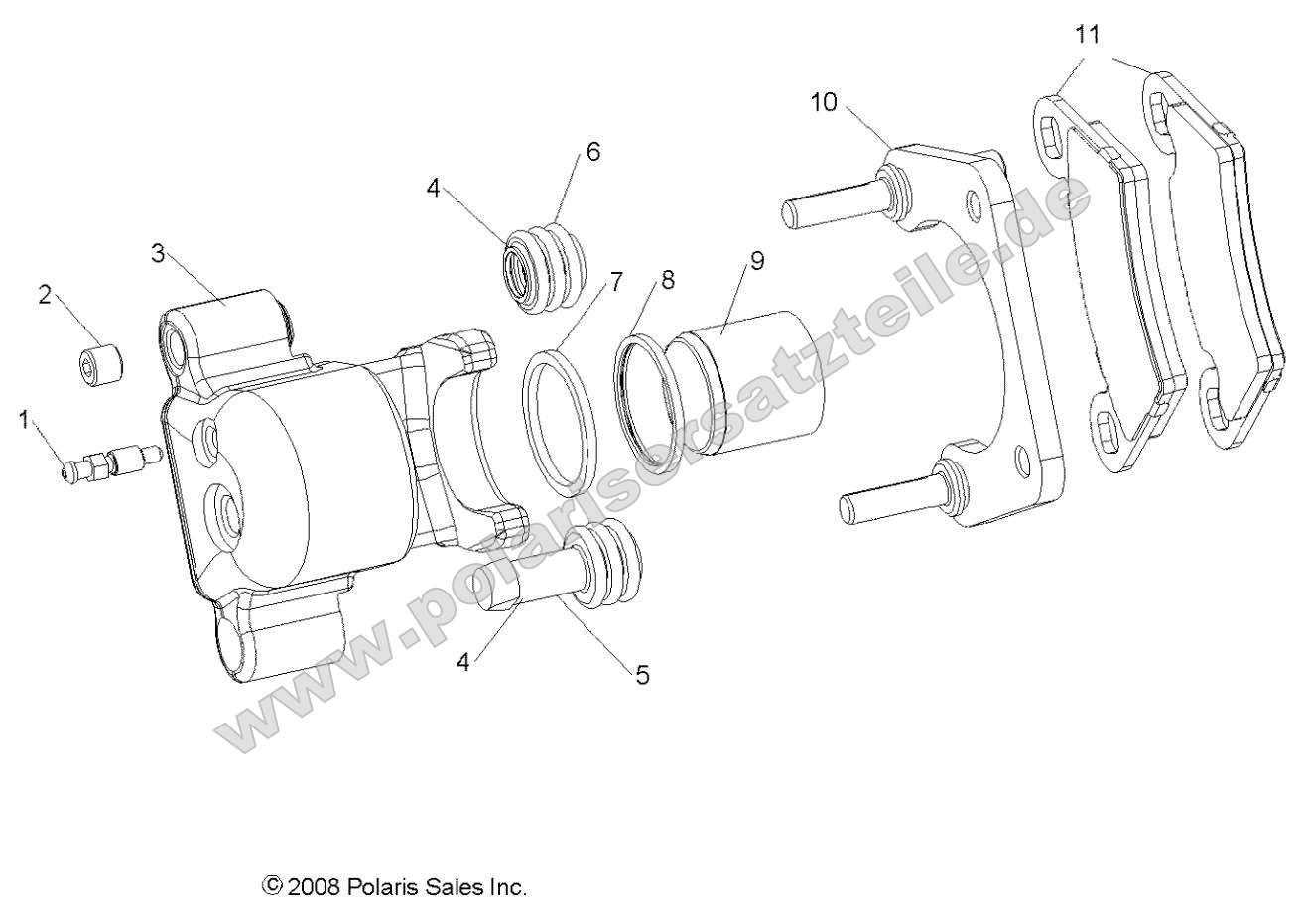 Brakes, Rear Caliper Brakes, Rear Caliper