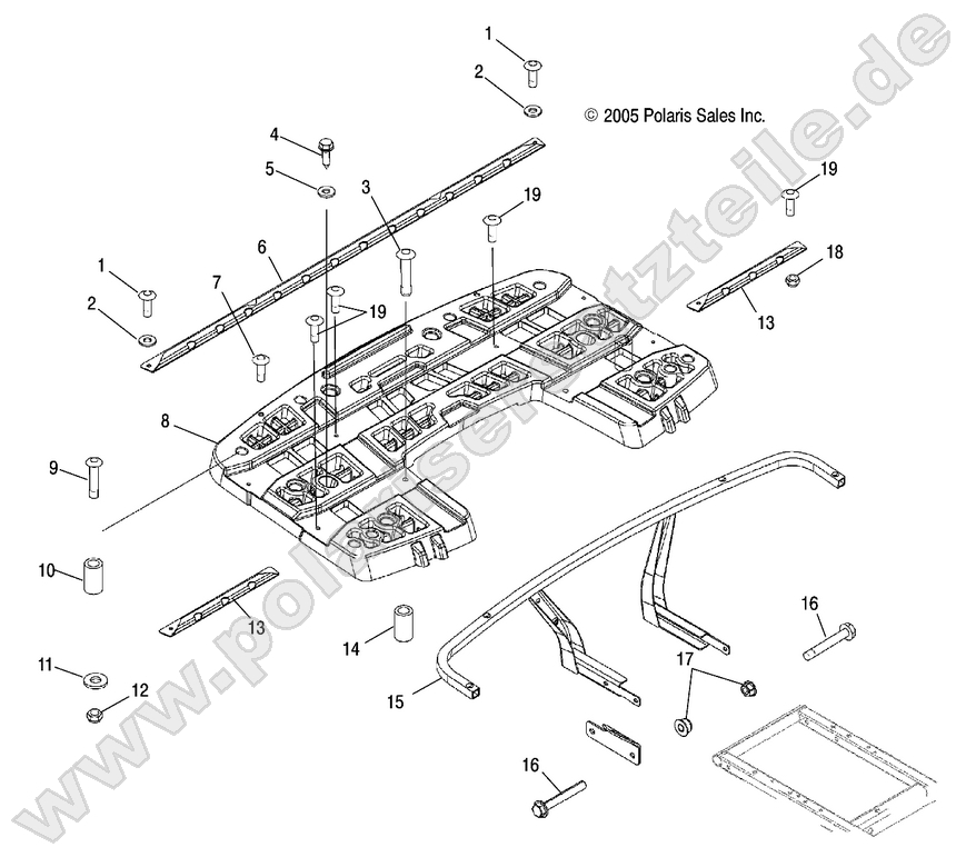 RACK MOUNTING, REAR RACK MOUNTING, REAR
