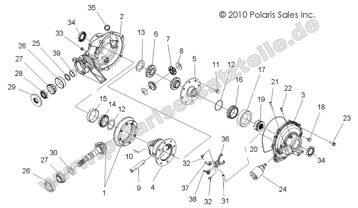 Drive Train, Rear Gearcase