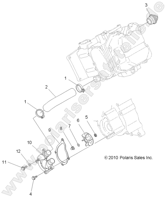 ENGINE, WATER PUMP ENGINE, WATER PUMP