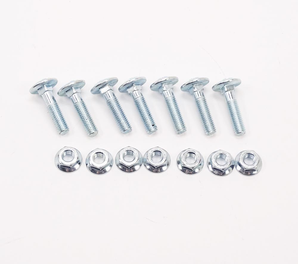 TMP Schrauben Set für Kunststoff Schürfleisten von Moose Plow Schneeschilder - 7 Stück