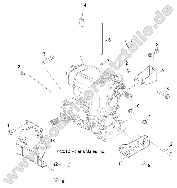 Drive Train, Main Gercase Mounting