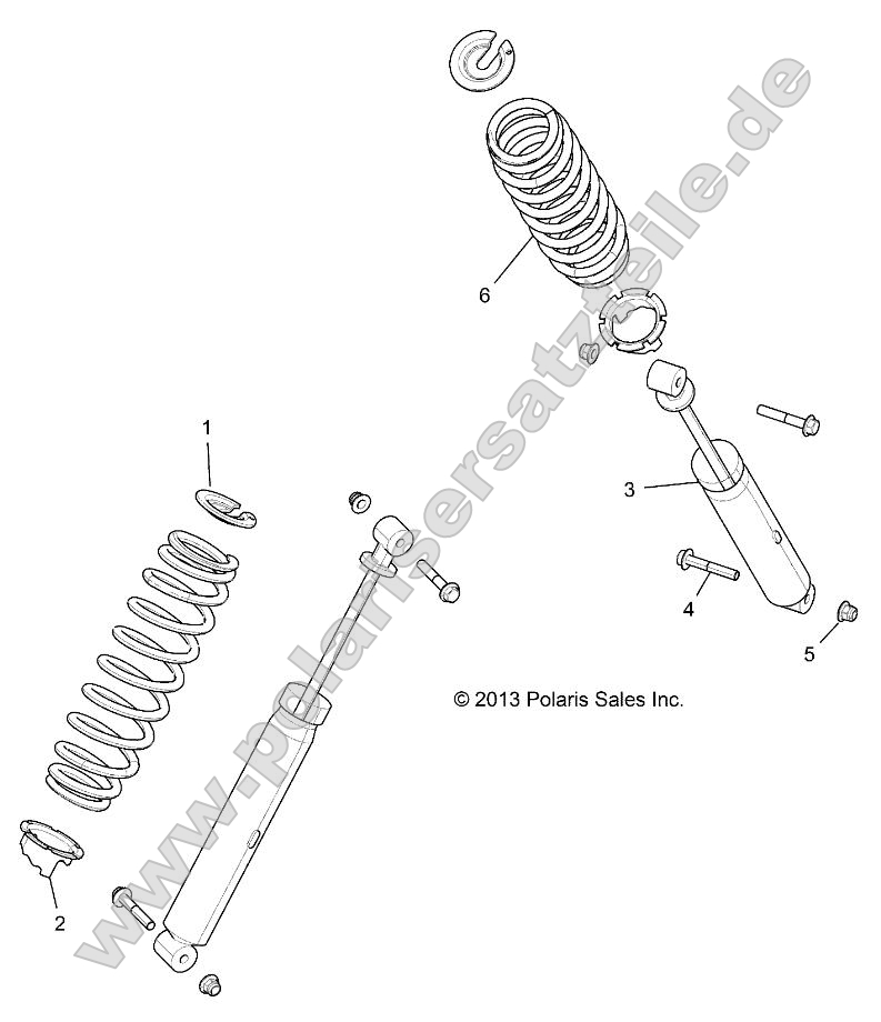 Suspension, Rear Shock Suspension, Rear Shock