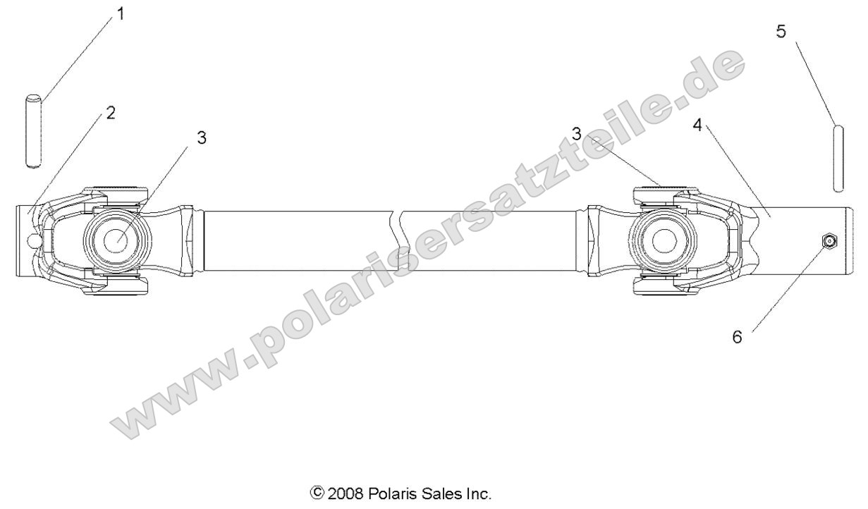 Drive Train, Front Prop Shaft
