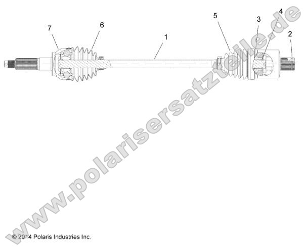 Drive Train, Rear Drive Shaft Drive Train, Rear Drive Shaft