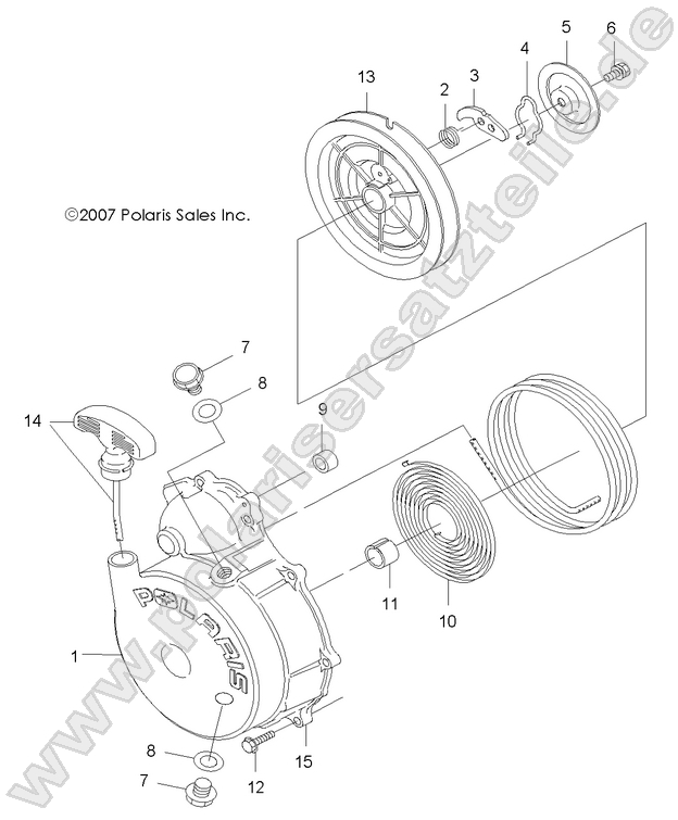 ENGINE, RECOIL STARTER ENGINE, RECOIL STARTER