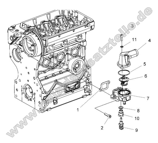 Engine, Thermostat Asm. Engine, Thermostat Asm.