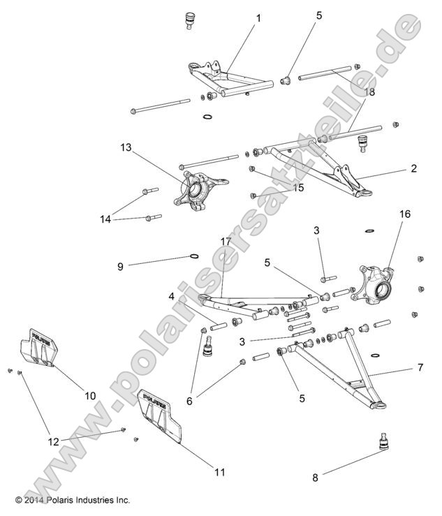 Suspension, Front Control Arms Suspension, Front Control Arms