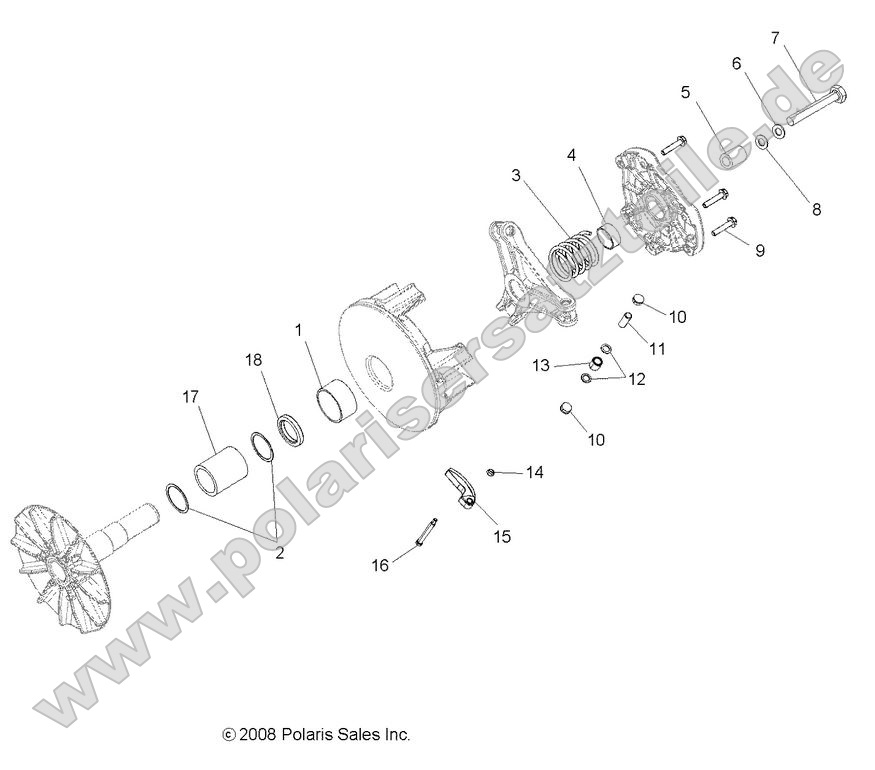 Drive Train, Primary Clutch