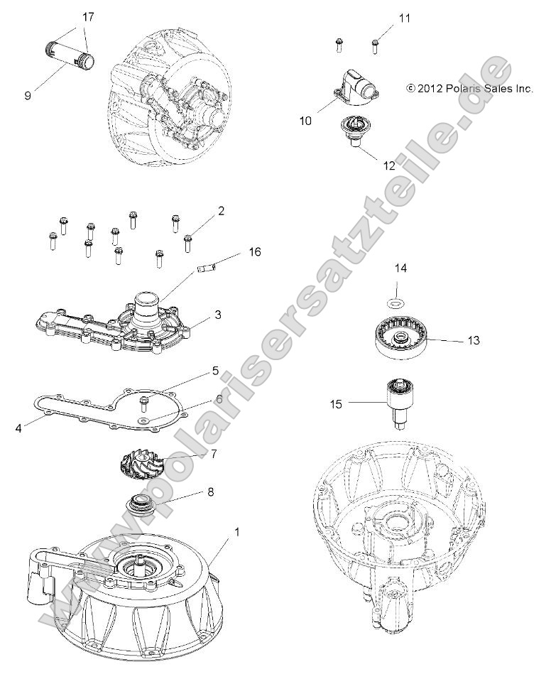 Engine, Cooling System and Water Pump Engine, Cooling System and Water Pump