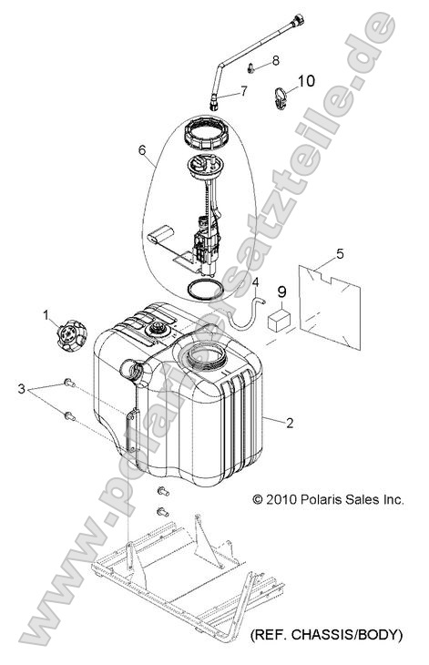 Body, Fuel Tank Asm.