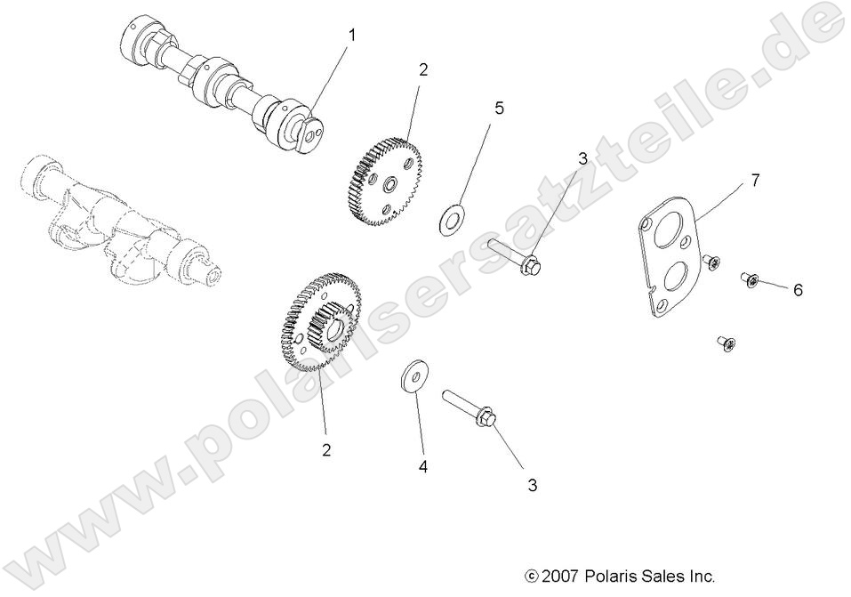 ENGINE, CAMSHAFT and GEARS ENGINE, CAMSHAFT and GEARS
