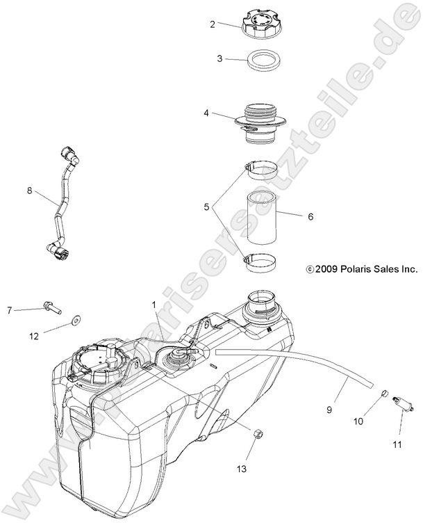 BODY, FUEL TANK BODY, FUEL TANK