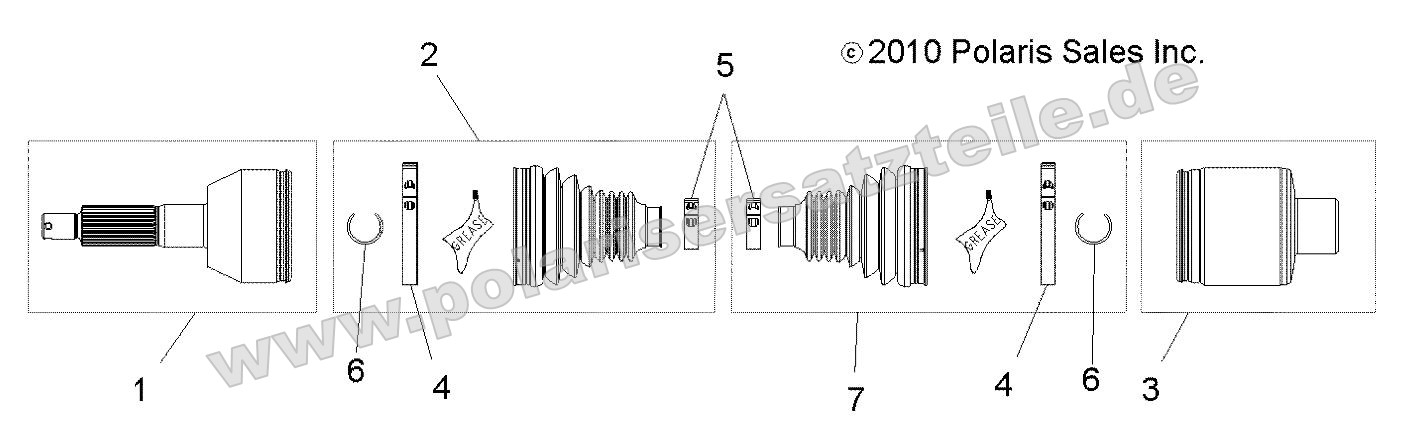 Drive Train, Mid Drive Shaft Drive Train, Mid Drive Shaft