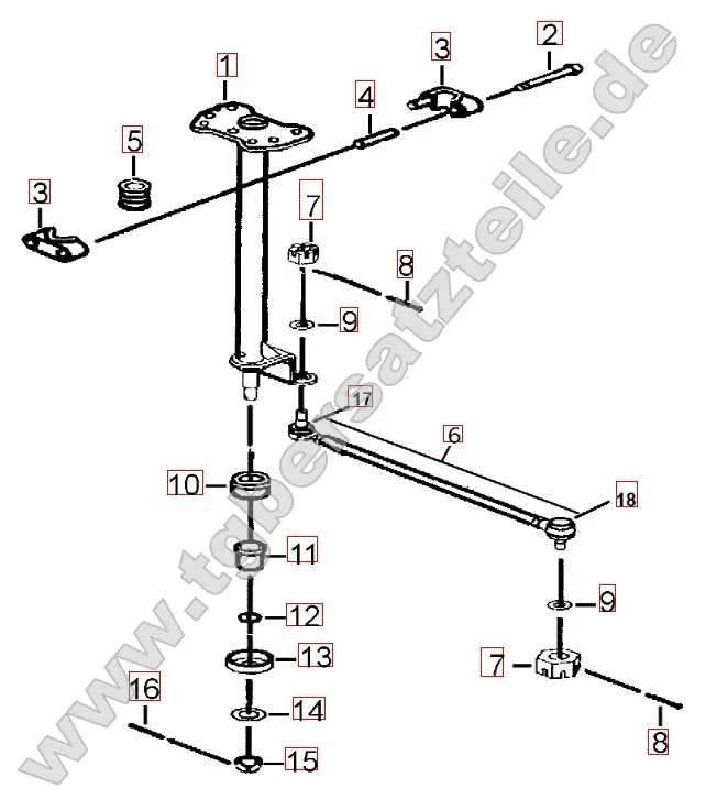 Lenksäule - Spurstange Lenksäule - Spurstange
