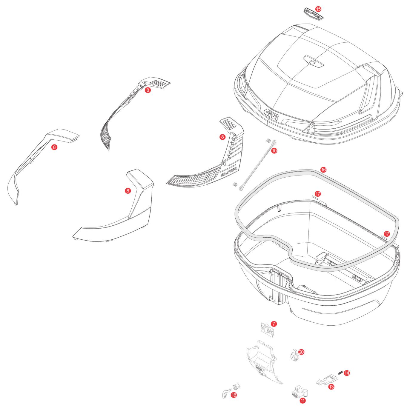 GIVI B47 Blade Tech