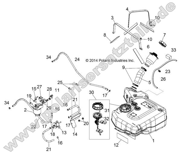 Body, Fuel Tank Asm.