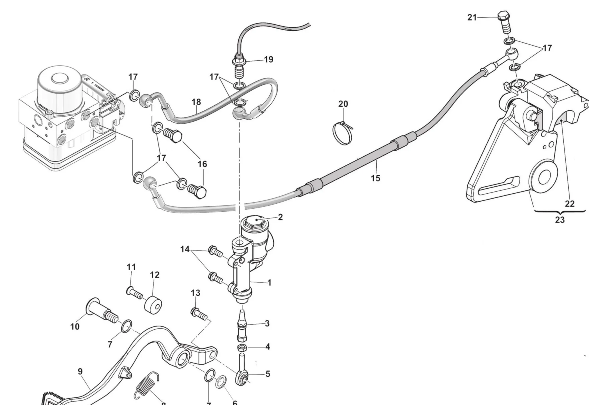 Bremssystem hinten Bremssystem hinten