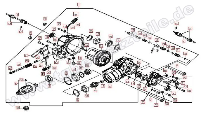 Differenzial vorne Differenzial vorne