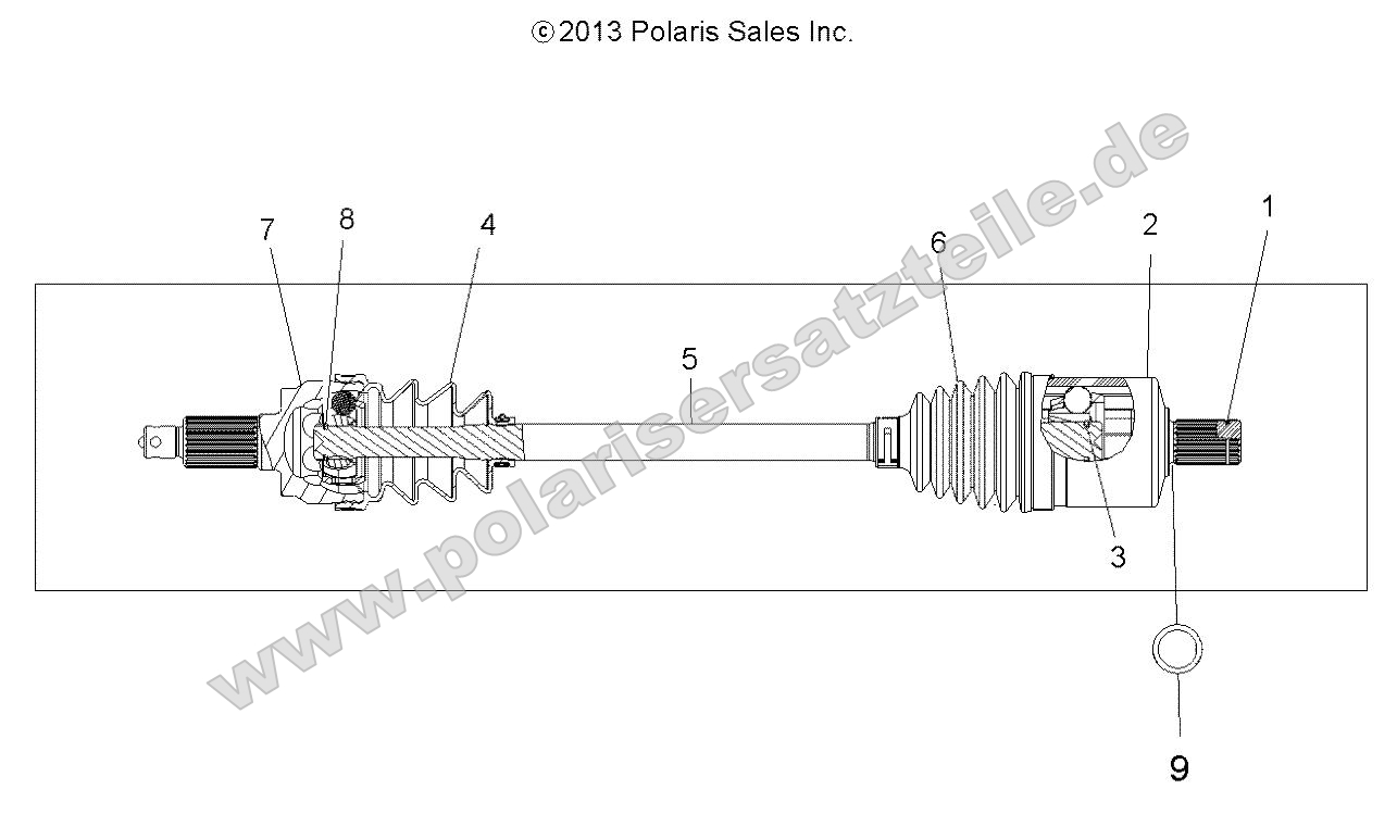 Drive Train, Drive Shaft, Front Drive Train, Drive Shaft, Front