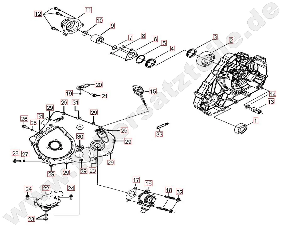 Wasserpumpe - Tachoantrieb Wasserpumpe - Tachoantrieb