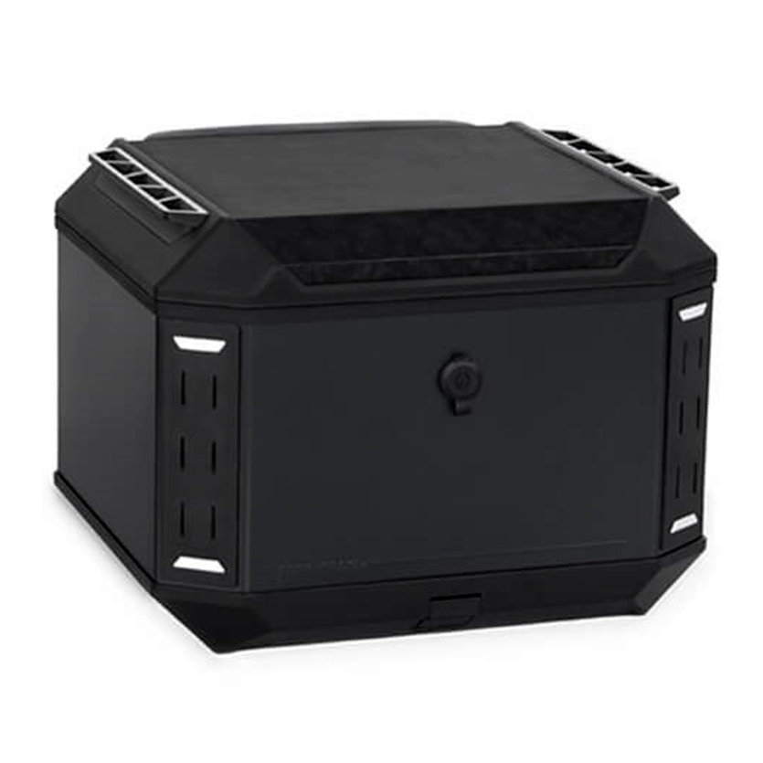 Furchtlos Ranger ADV Alu Topcase Aero - 50 Liter - anthrazit-schwarz