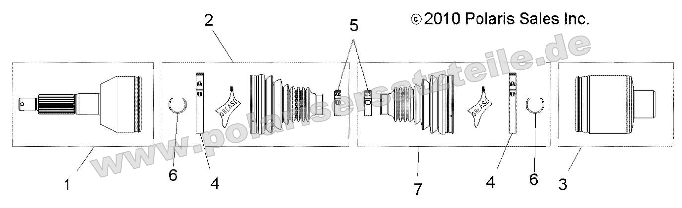 Drive Train, Mid Drive Shaft