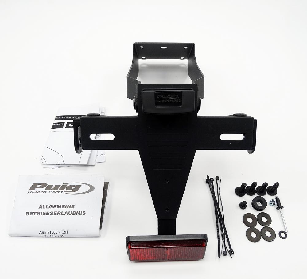 Puig Kennzeichenhalter Set Suzuki GSX-S 125 / GSX-R 125 2017-