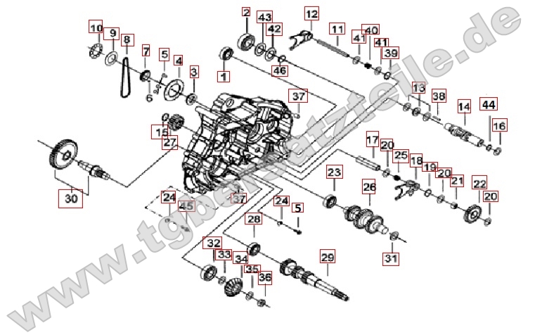 Motorgehäuse links (2)