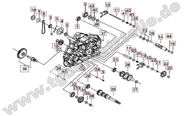 Motorgehäuse links (2)