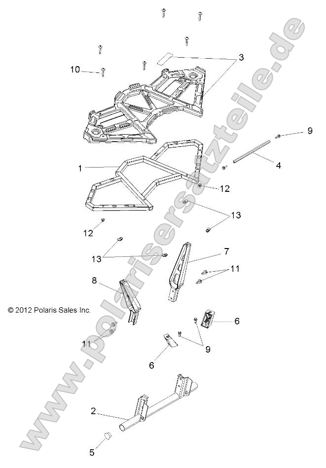 Body, Rear Rack Body, Rear Rack