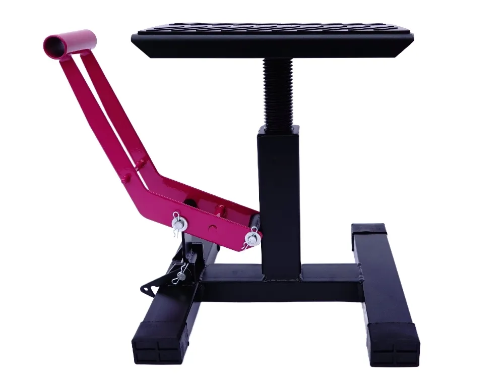 TMP Motocross & Enduro Hubständer Factory / MX Montageständer - schwarz-pink TMP Motocross & Enduro Hubständer Factory / MX Montageständer - schwarz-pink