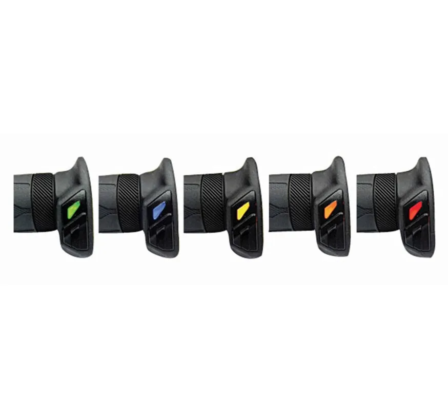 KOSO Motorrad / Roller HG13 Heizgriffe mit Integrierten Schalter - 120mm - 5 Stufig