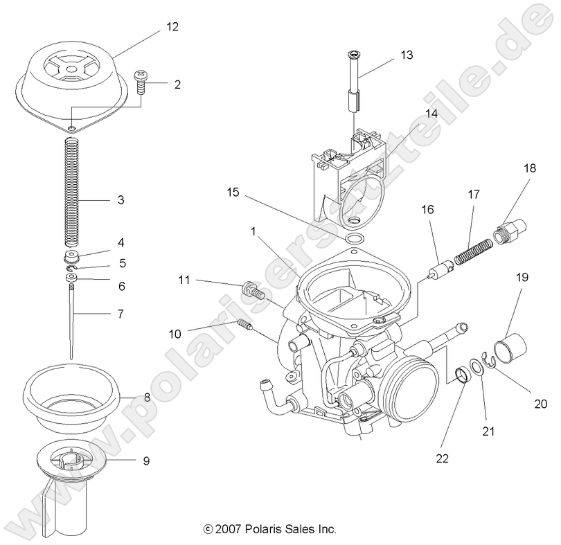 ENGINE, CARBURETOR, UPPER ENGINE, CARBURETOR, UPPER