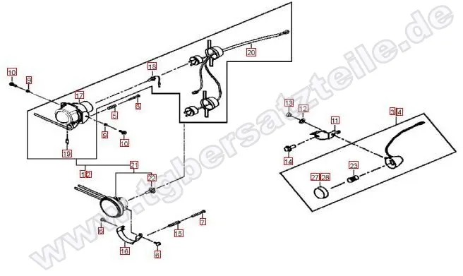 Scheinwerfer-Blinker vorne