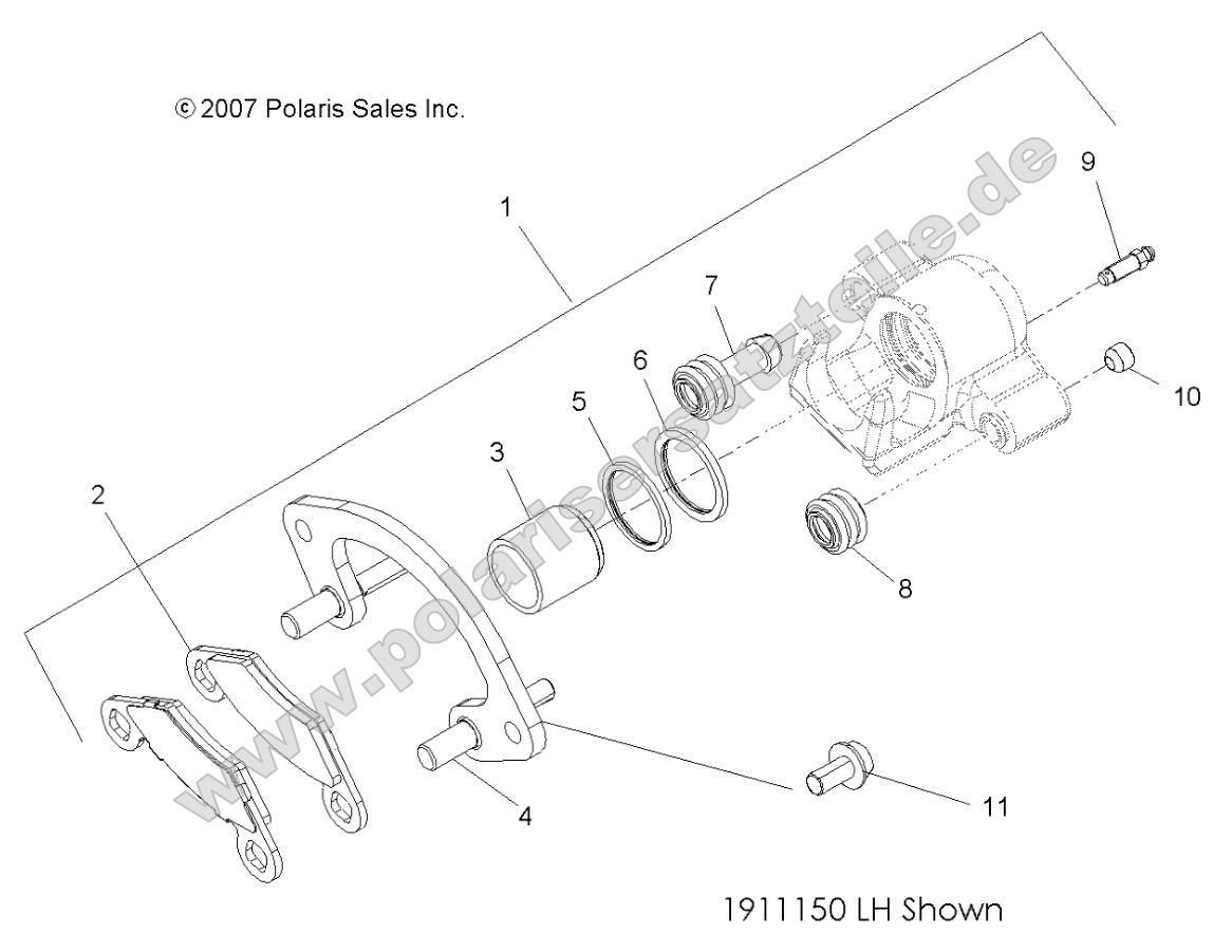 Brakes, Front Caliper Brakes, Front Caliper