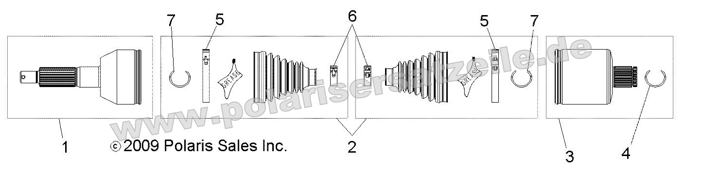 Drive Train, Rear Drive Shaft Drive Train, Rear Drive Shaft