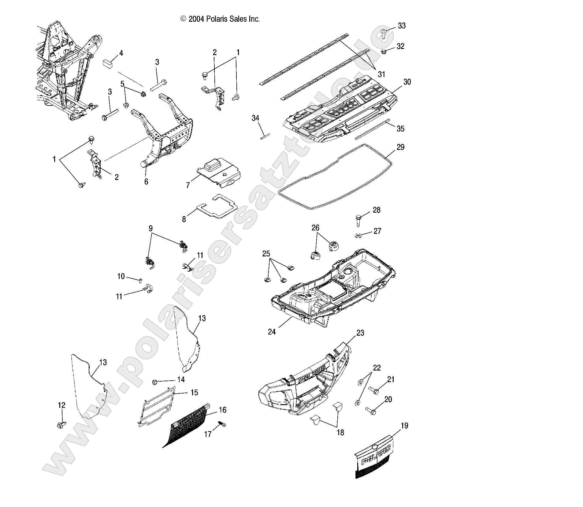 FRONT STORAGE and BUMPER MOUNTING FRONT STORAGE and BUMPER MOUNTING