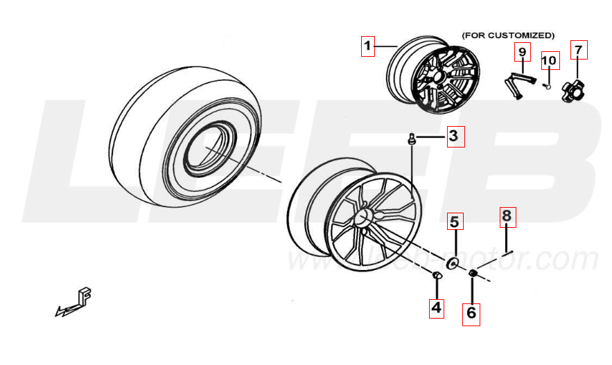 Vorderrad (Kundenspez)
