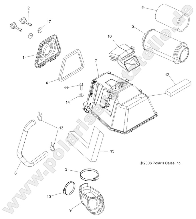 ENGINE, AIR INTAKE ENGINE, AIR INTAKE