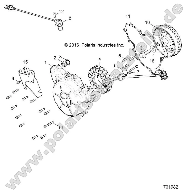 Engine, Stator and Flywheel