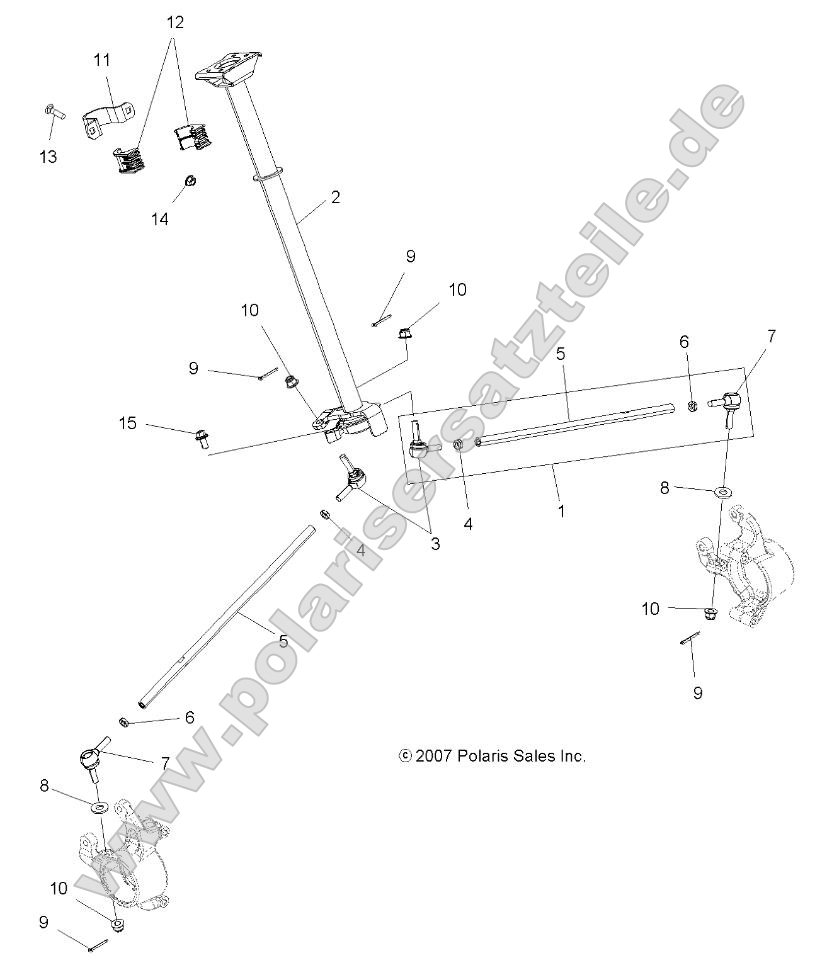 Steering, Steering Post Asm. (49ATVSTEERING09Q60) Steering, Steering Post Asm. (49ATVSTEERING09Q60)