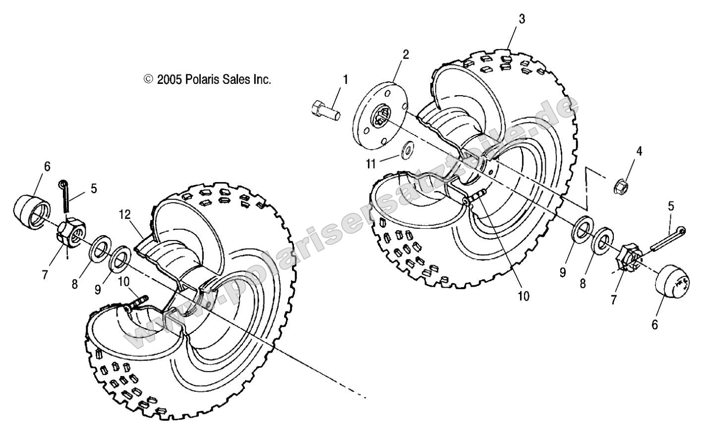 Rear and Middle Wheel Rear and Middle Wheel