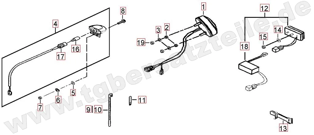 Rücklicht - Blinker hinten