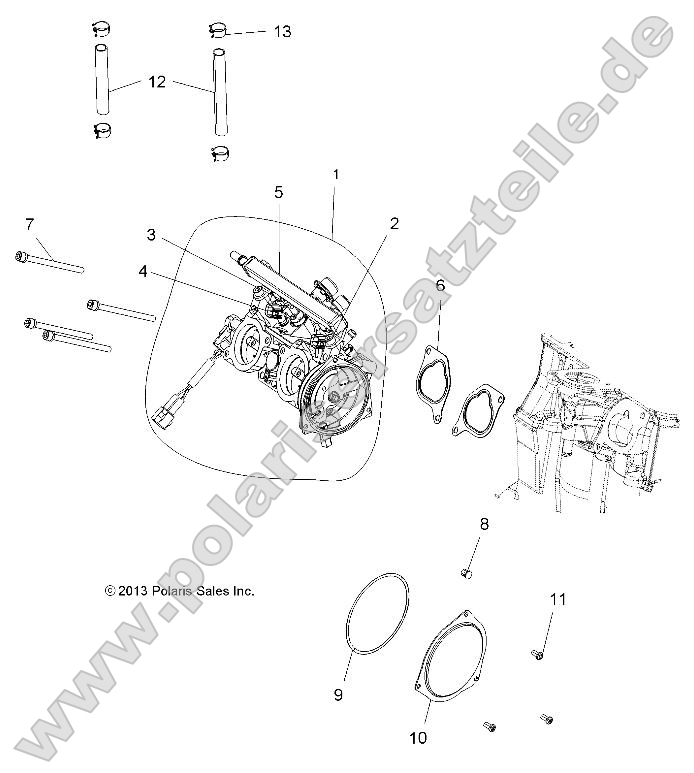 Engine, Throttle Body Engine, Throttle Body