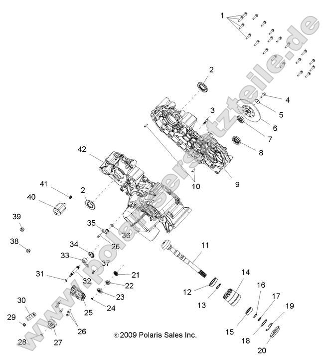 Drive Train, Main Gearcase