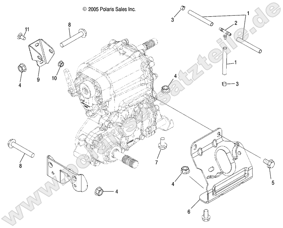 TRANSMISSION, MOUNTING TRANSMISSION, MOUNTING