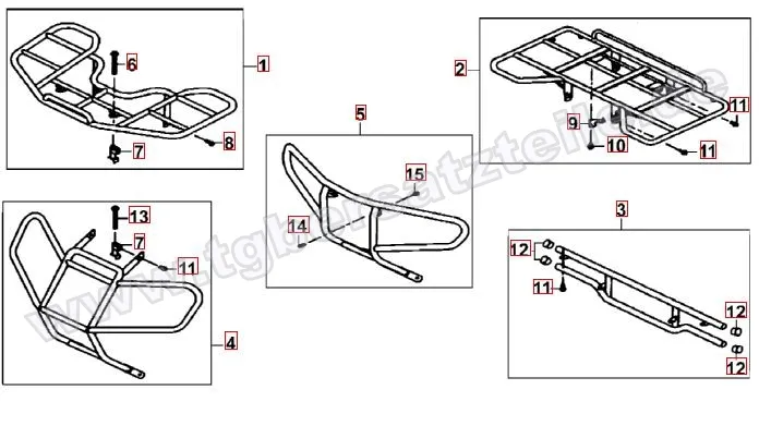 Gepäckträger vo. und hi.