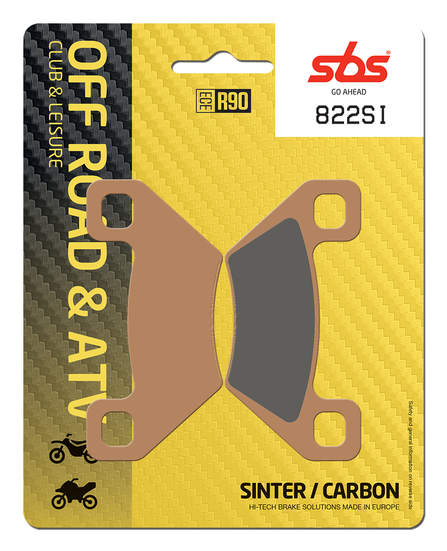 SBS_822_SI SBS Bremsbeläge Offroad & ATV Sintermetall - 822SI