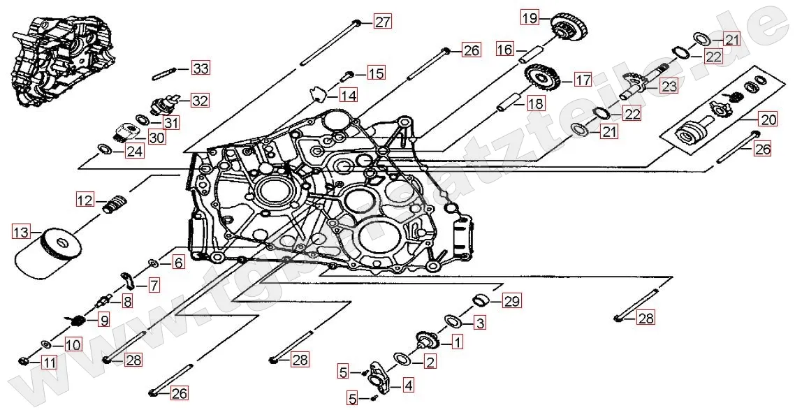Motorgehäuse links (1)